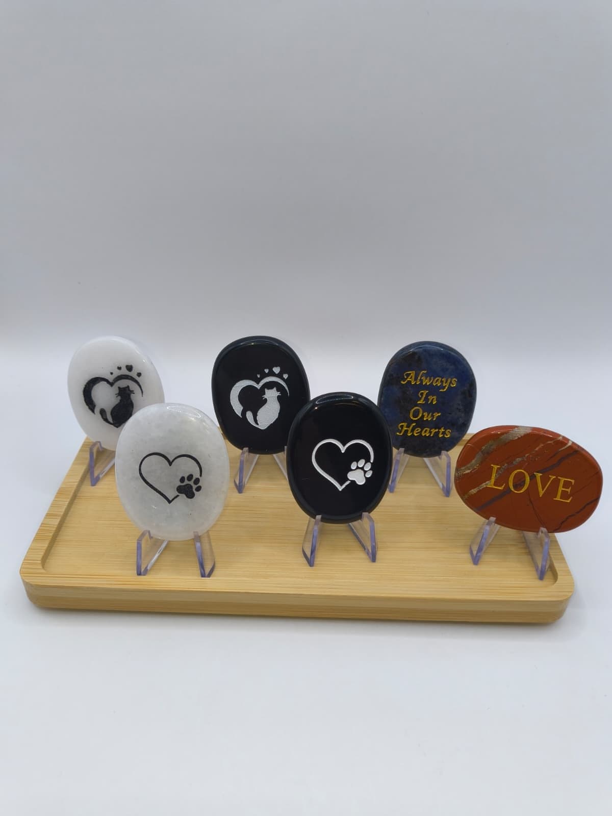 Semi-Precious Palm Stones